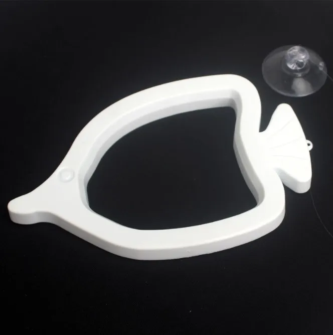 Fish Tank Farming Waterproof Square Round Safe Floating Food Feeder PVC Fish Tank  Accessories Circle Fish Feeding Ring