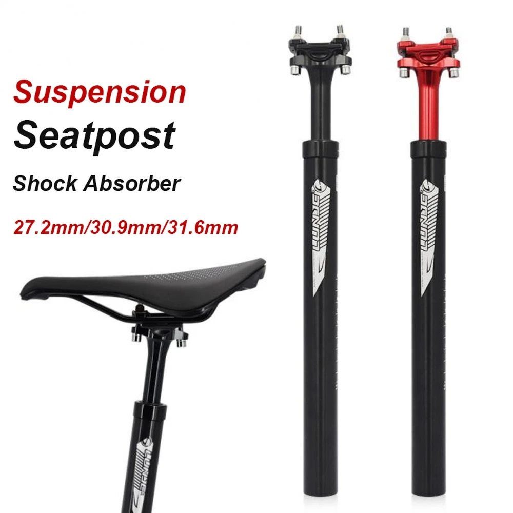 MTB Bicycle Suspension Seatpost 27.2/28.6/30.4/30.9/31.6mm Bike Aluminum Alloy Shock Absorber Seat Post