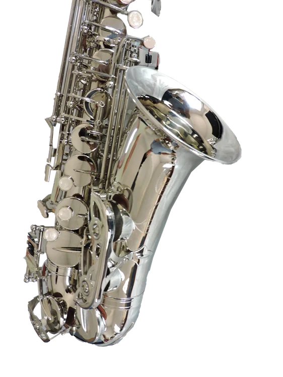 Fashion Embossing Private High-end Customization New Type Silver Alto Saxophone