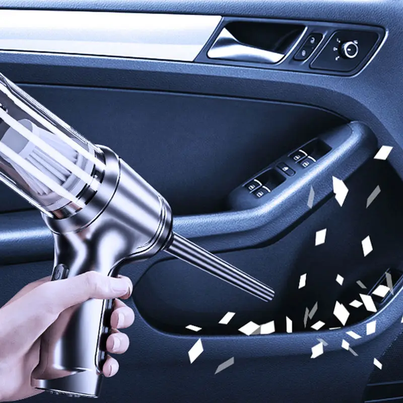 USB Powerful Car Vacuum Cleaner Wireless Blowing Suction One High Power Multifunctional Vehicle Portable Vacuum Cleaner