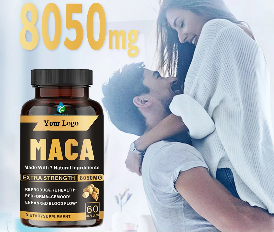 Haoyuan plant OEM/ODM for black maca extract maca root capsules