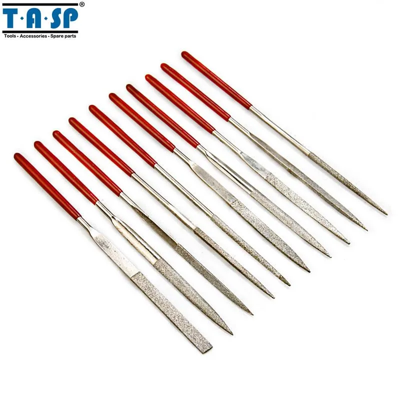 10 шт 140mm Алмазное покрытие набор надфилей ручные инструменты для Стали Дровяной Печи керамические стекло камень хобби и ремесла