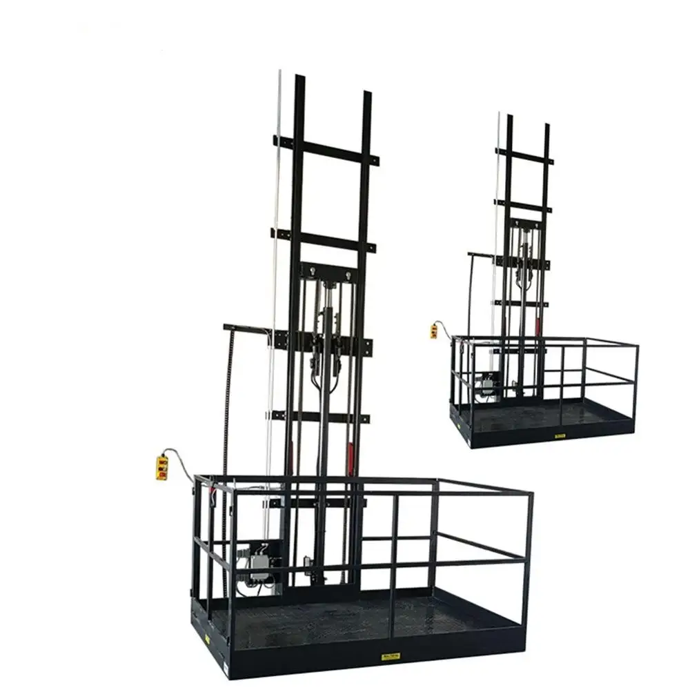 Industrial warehouse hydraulic cargo lift from china factory