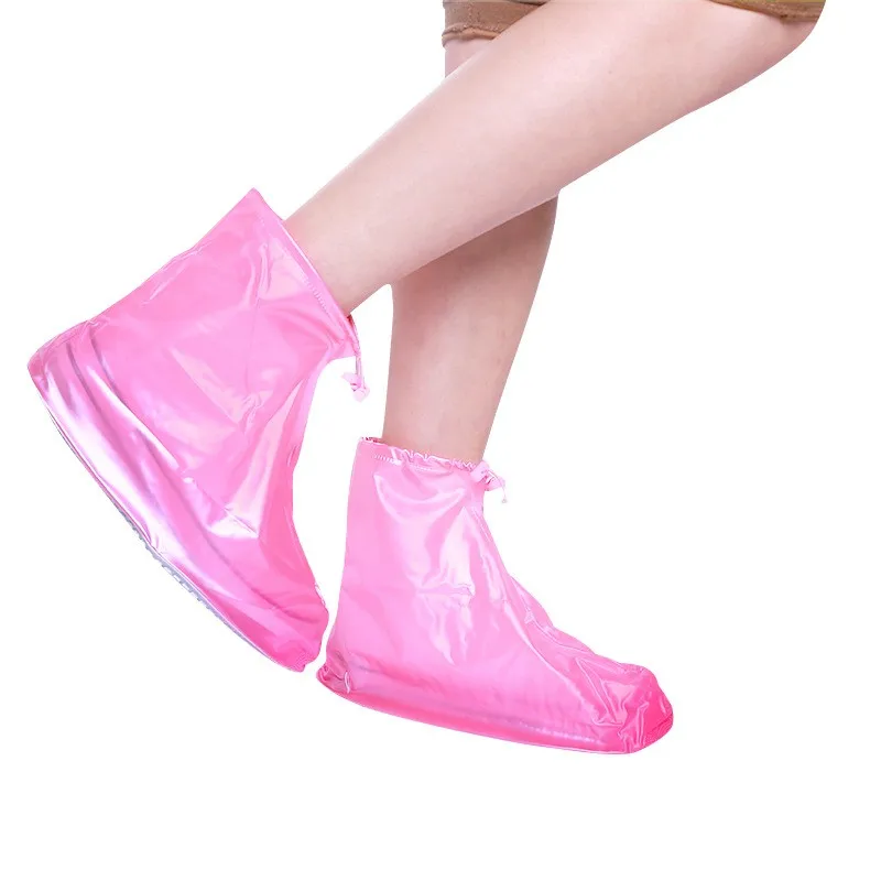 Wholesale China Rain Boots Waterproof Plastic Ankle Cycling Waterproof PVC Rain Shoe Cover