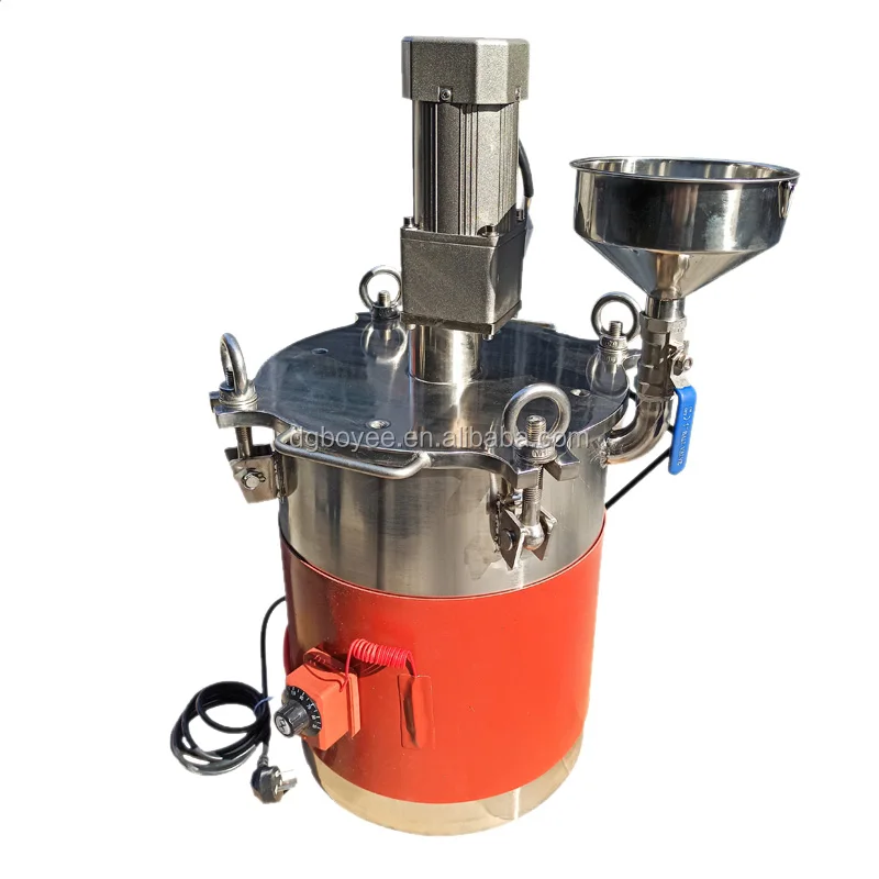 Silicone heating plate temperature control heating constant temperature control dispensing bucket stainless steel pressure tank