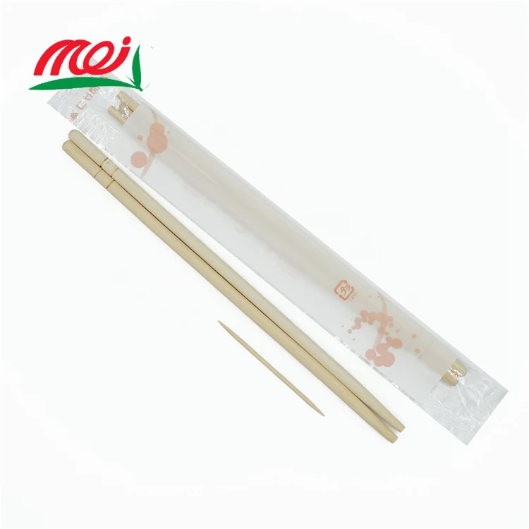 Biodegradable Japanese samurai katana  Opp Package Fancy Disposable Round Bamboo Chopstick With Logo