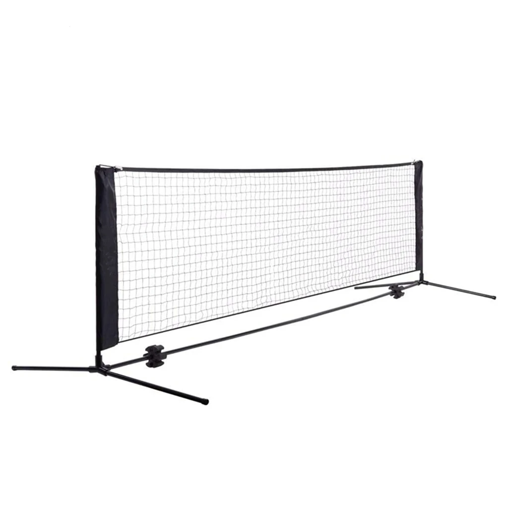 Hot sale cheap price adjustable portable tennis net foldable practice tennis net professional standard competition tennis net