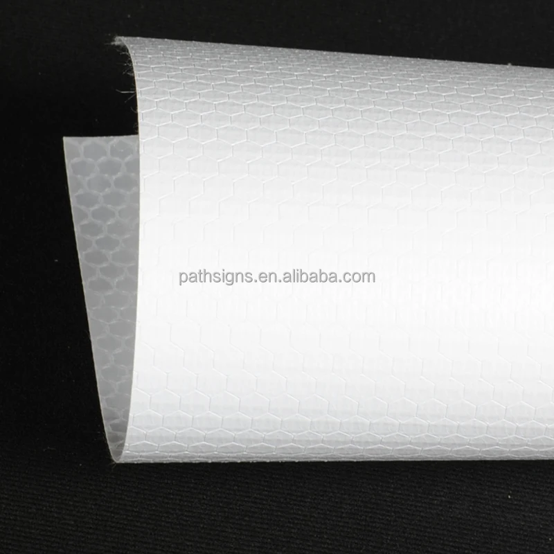 Retro Reflective Banner and Flex Supplier Honeycomb Vinyl Micro Prism Sheeting for Outdoor