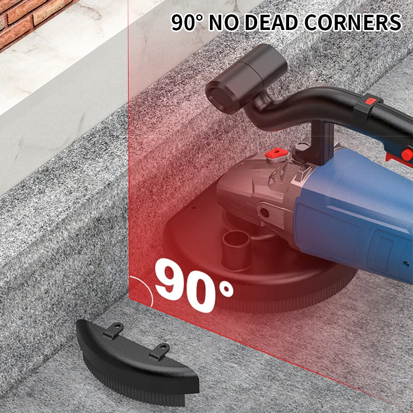 2024 NEWEST Concrete Grinder Diamond 3800W Handheld Concrete Wall Surface Grinder Scarifier