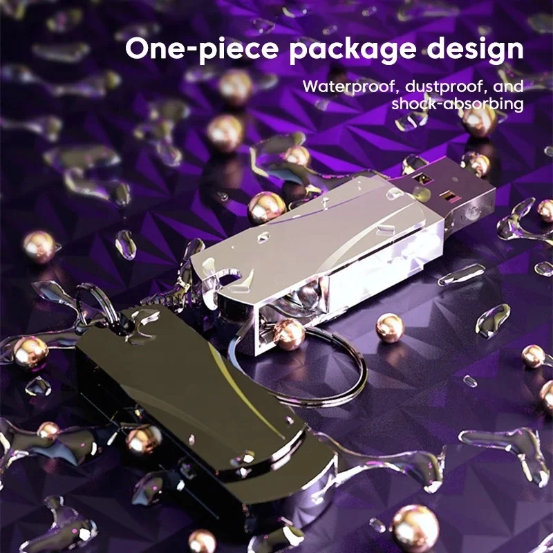 High Speed Pendrive 2TB USB Stick Metal Car USB Flash Key Drive External Memory Disk For Laptop Desktop 512GB USB Pen Drive