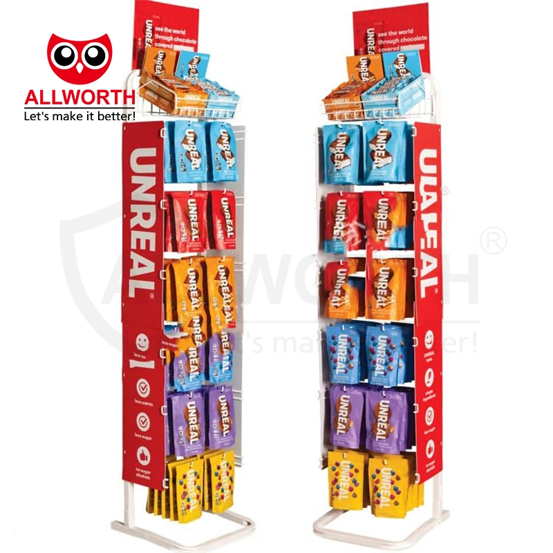 Distributor Eye Catching Adjustable Detachable With Logo Wooden Display Shelving Rack