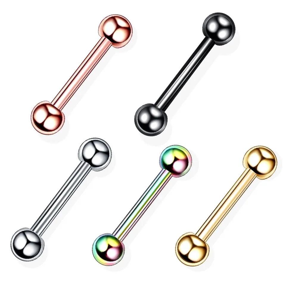 Wholesale Nose Stud Lip Stud Rose Gold Nose Ring Stud Stainless Steel Nose Bones Screws Body Piercing Jewelry