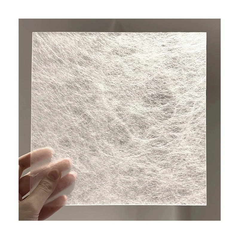 Bamboo Shadow Plant Translucent Ice Crack Board Resin Silk Board Ice Fog Cloud Silk Board Ceiling Partition Background Wall