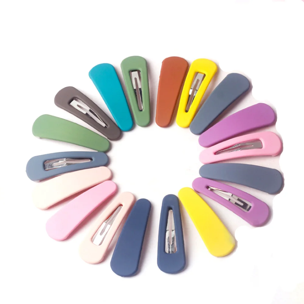 
XQ009 Hot Sale Cute Different Candy Color Bobby Pin Hair Clip Accesseries For Womens Girl Bulk 
