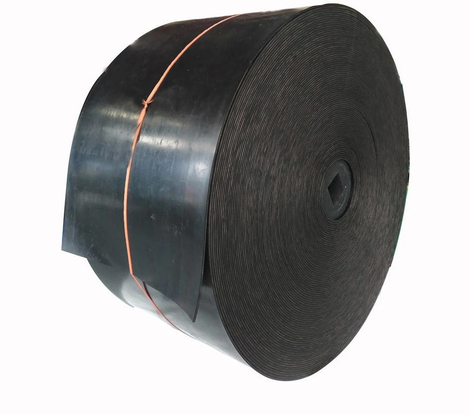 EP 100 light weight and thin EP fabric carcass rubber conveyor belt for cement and concrete plants