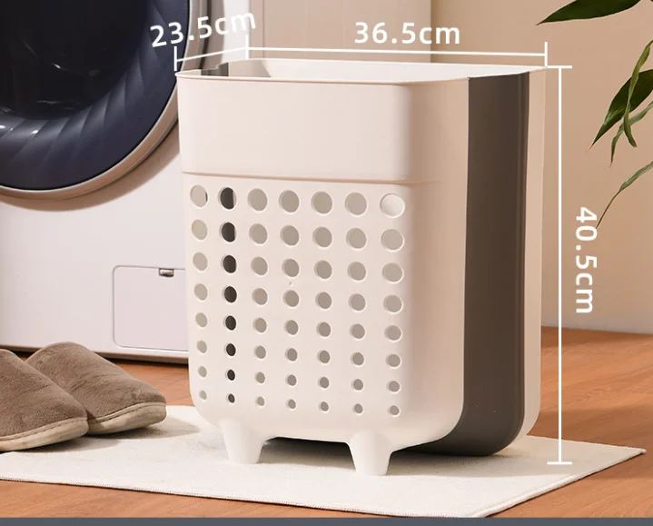 Collapsible Laundry Basket Hanging and Foldable Laundry Basket Dirty Clothes Basket