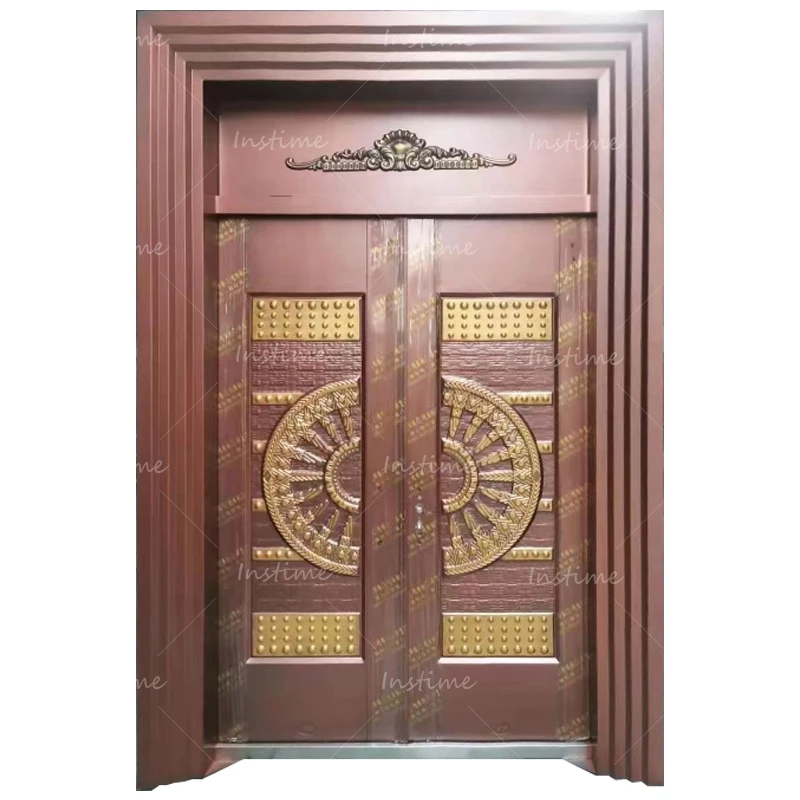 Instime Factory Direct Sales Reasonable Price Mexin Steel Door Supplier Fast Delivery  For Guard Against Theft