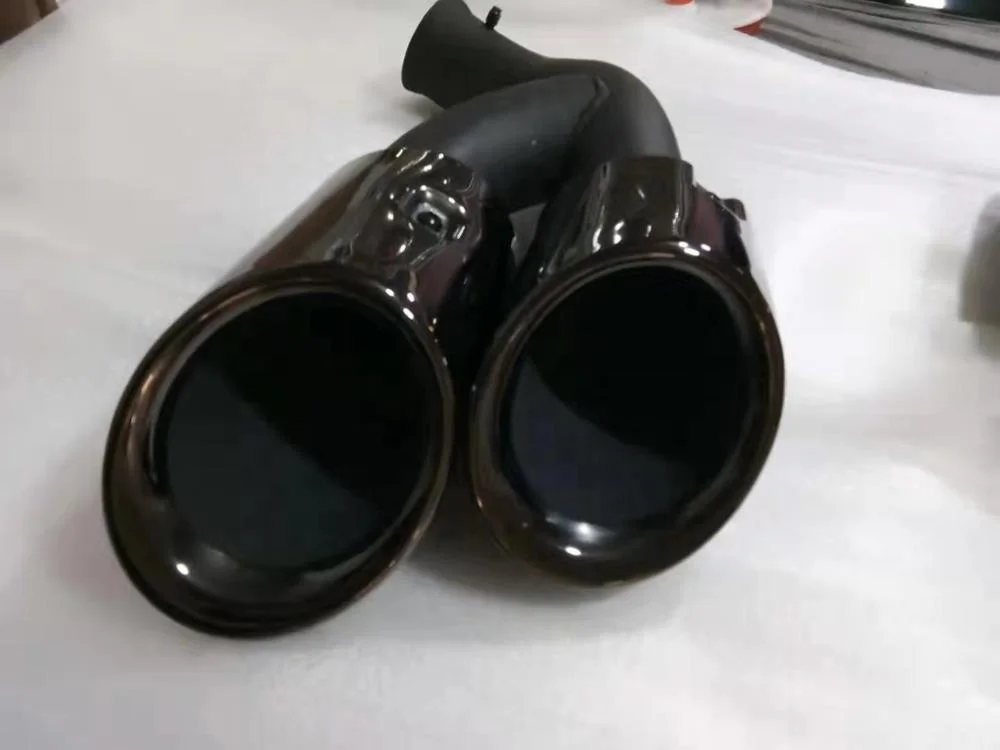 High Quality Performance Black Titanium Exhaust Pipe Chrome Exhaust Tips