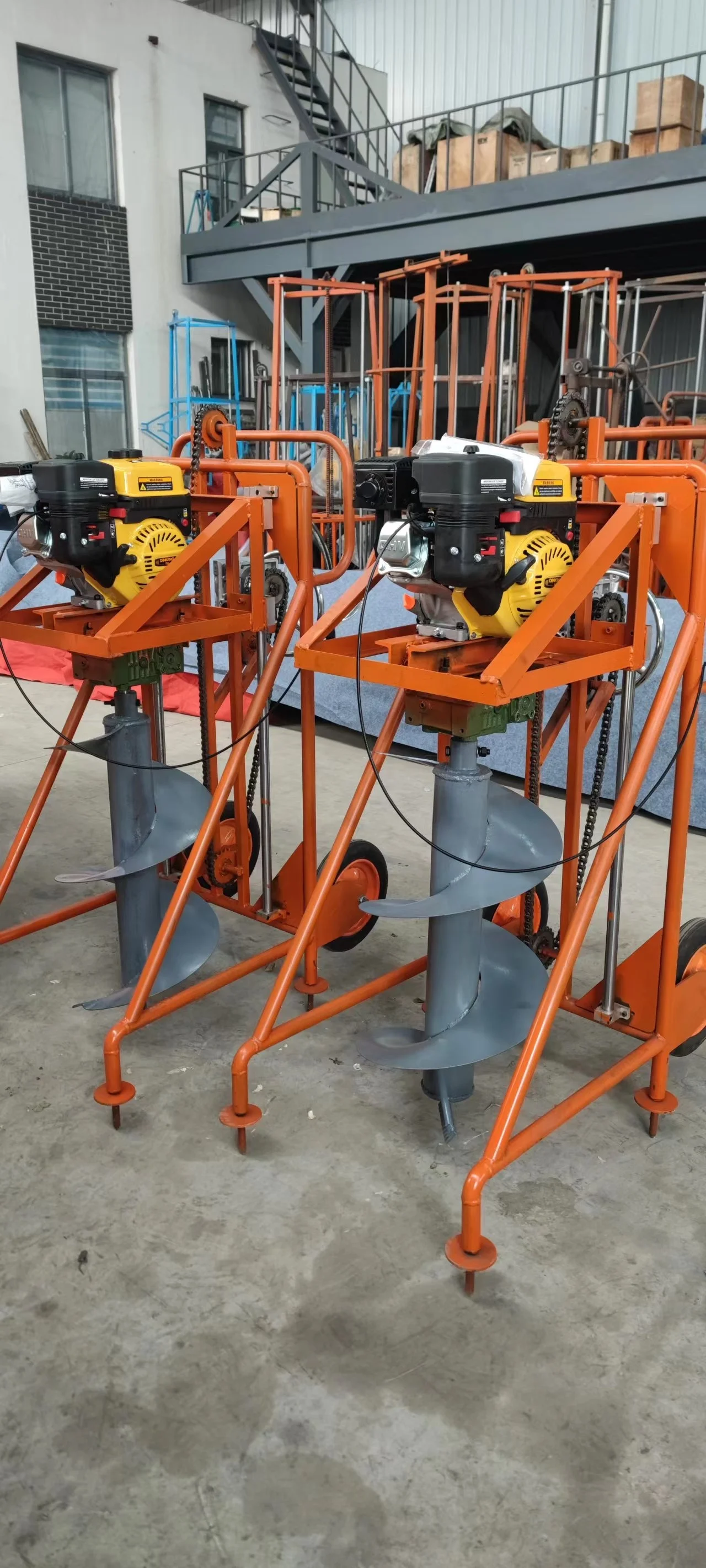 Hand push garden tree planting Digging Machine Earth Auger Ground drill for sale