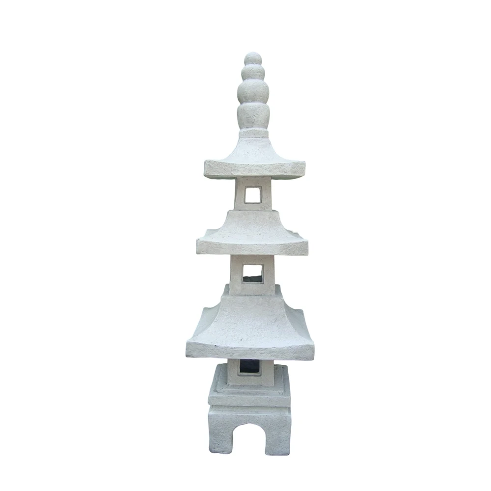 New Design Decoration Giant Garden Pots Decorative Christmas Mgo Outdoor Decorations Pagoda Sculpture