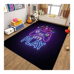 3D Animal Print Polyester Modern Rectangle Game Console Buttons Rug Gamer Doormat Door Floor Mat Eaby Playstation Pc Carpet