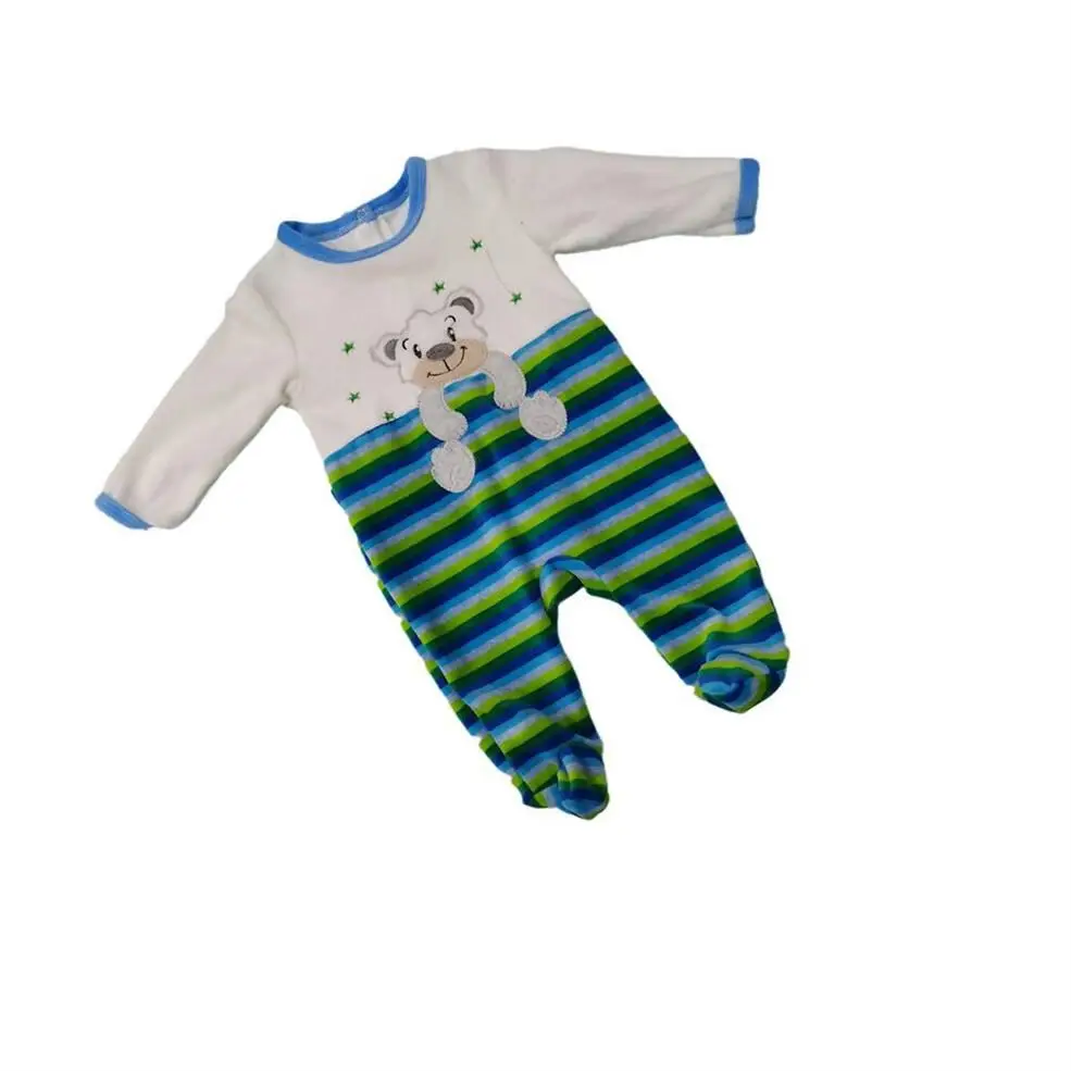 Boutique Alta Calidad Unisex Hook Loop Kids Baby Romper Gaps