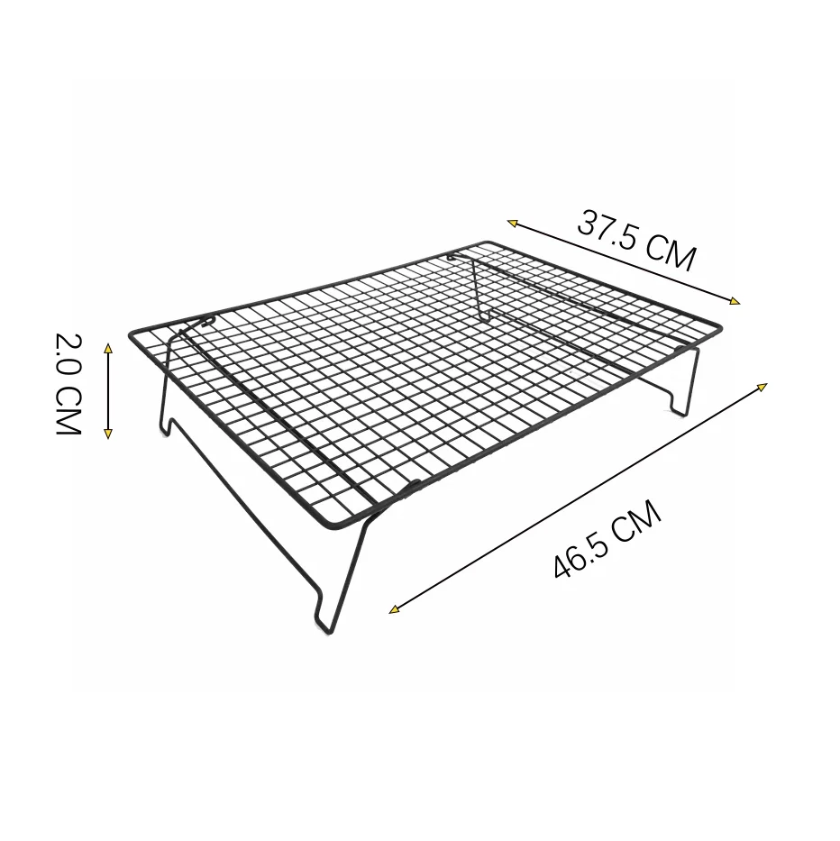Cooling Rack Baking Food Safe Kitchen Wire Racks Bakery Cake Bread Stainless Steel Baking Sheet Tray Cooling Rack