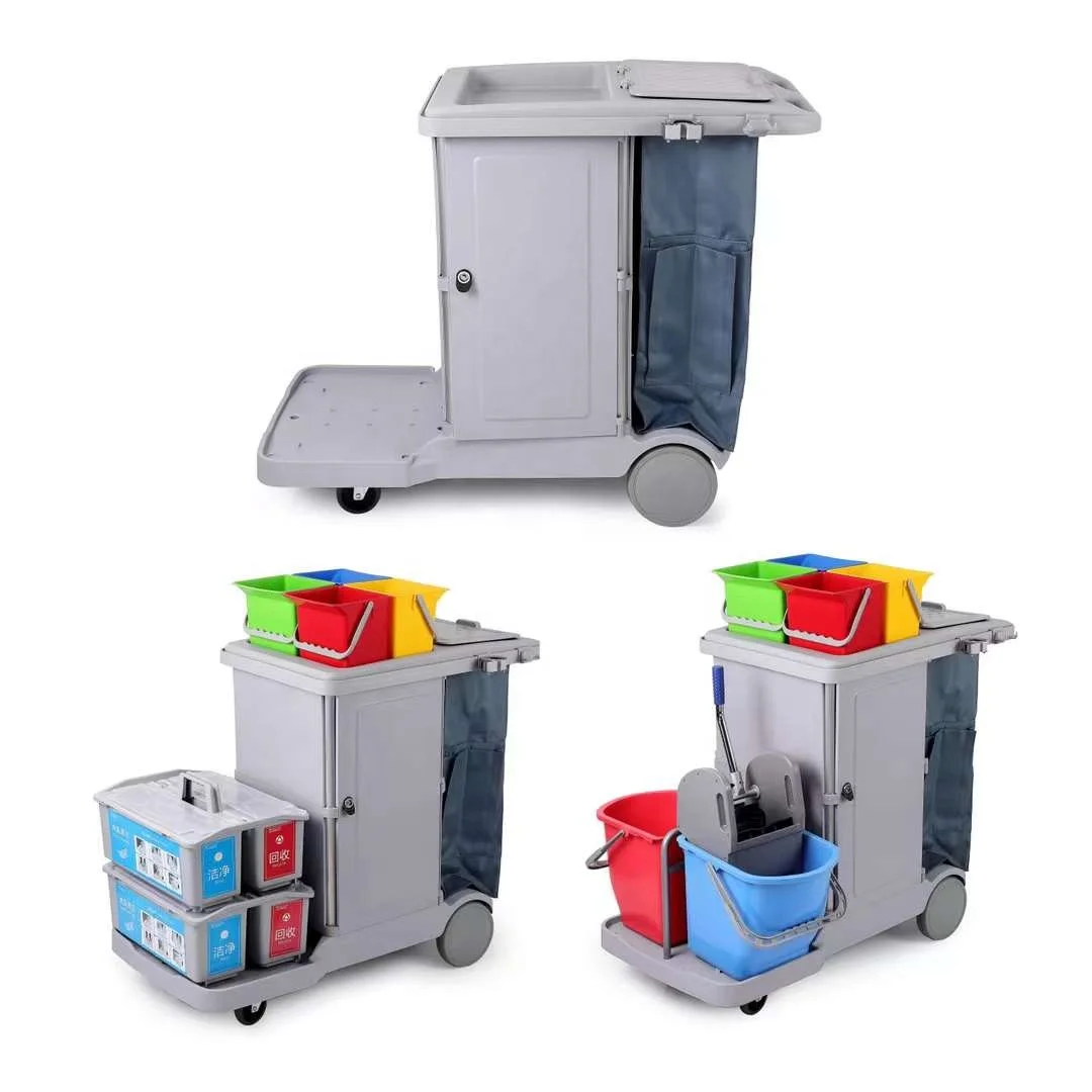 New design UP-086 Janitorial Cleaning Carts for Wholesale