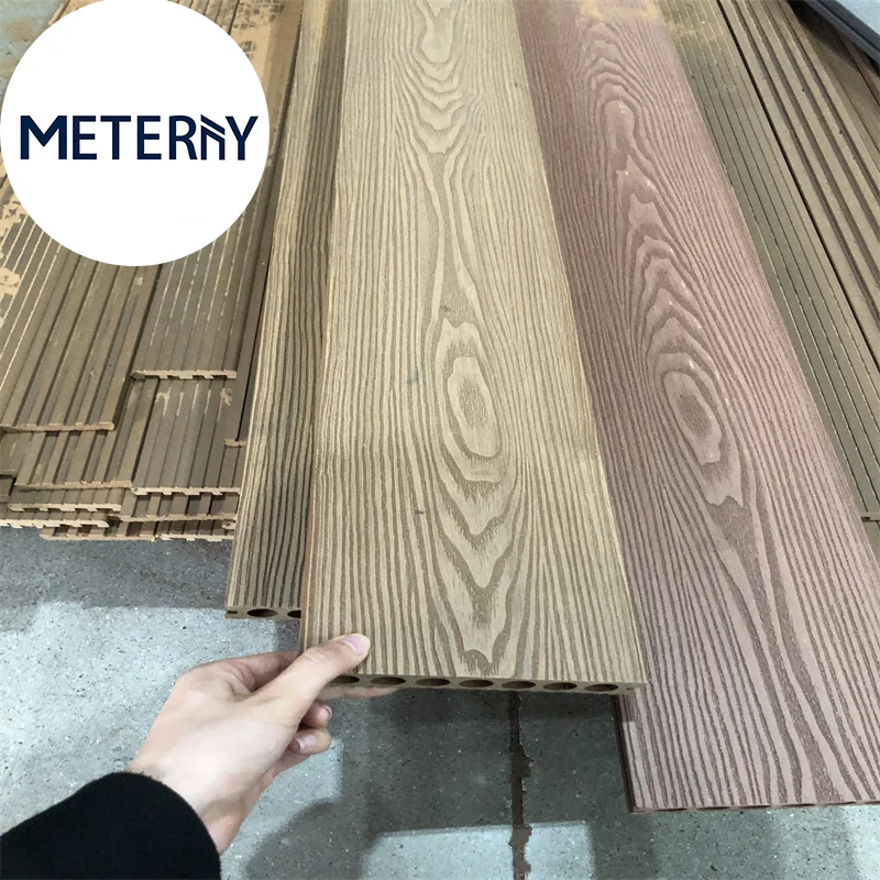 Outdoor Waterproof Pool Decking Wood Plastic Terrace Flooring Terrace Pool Wood Composite Decking Floor Plank Pool Deck Cover