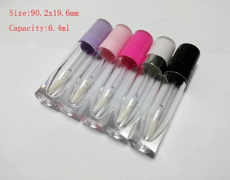 
DIY Empty Round Long High-end Simple Lip Gloss Tube 