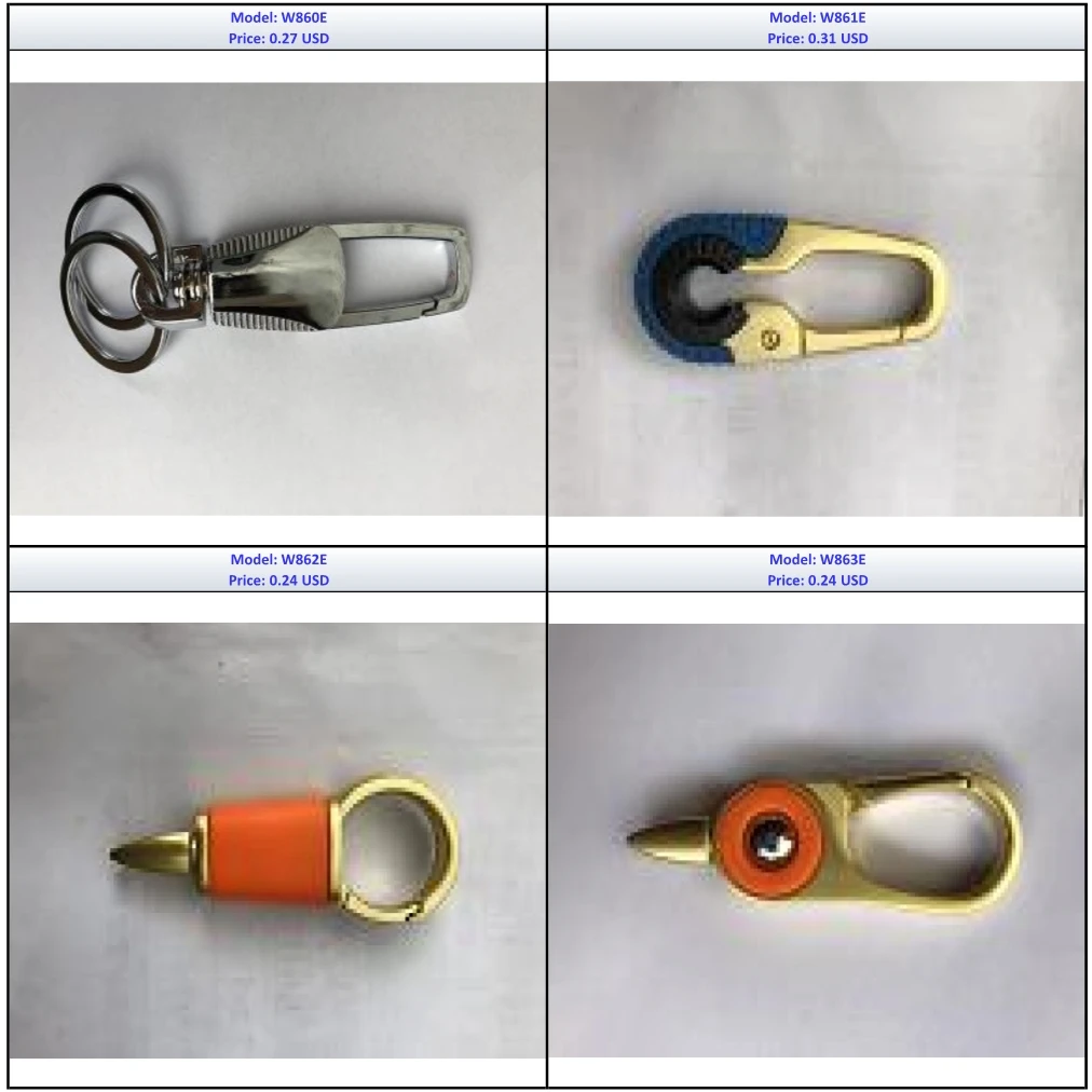Key Holder New Design Premium Key Ring Promotional Gift Double Rings Car Keychain Custom Logo Metal Key Chain