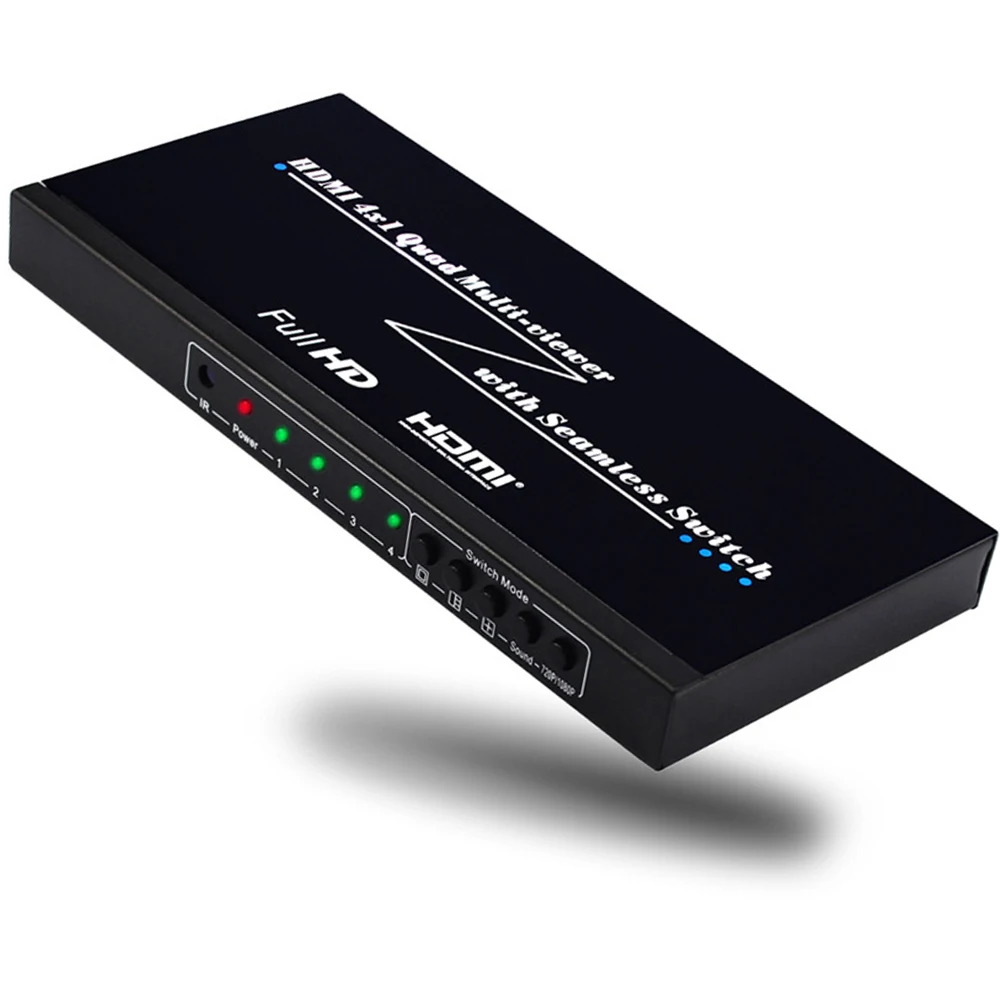 HDMI4 screen splitter 4k high-definition multi-channel 4 open DNF game four-in-one-out switcher