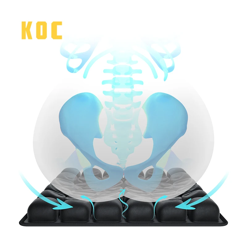 Guangzhou Uwin Wholesale Factory Customized to Inflate and Deflate Antigravity Decompressed High Air bag Comfort Seat Cushion