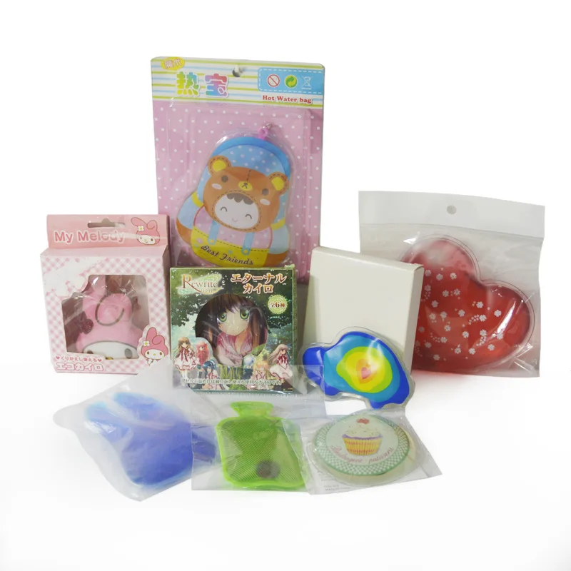 Transparent PVC Produced Portable Reusable Customized Cordiform Automatic Hand Warmer Instant Heat Pack Metal Hand Warmer