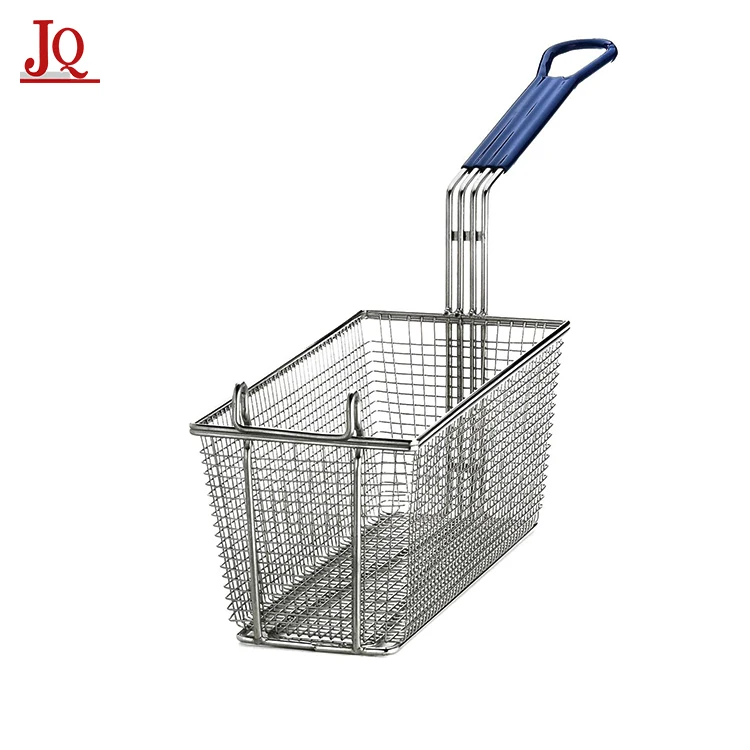 High quality fat fryer iron wire metal deep fry serving basket for french fries
