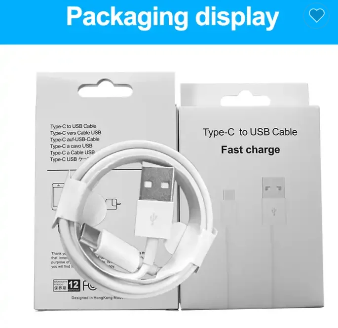 customized logo 3ft type c fast charger typ c kabel usb type c charging cable for Samsung charger