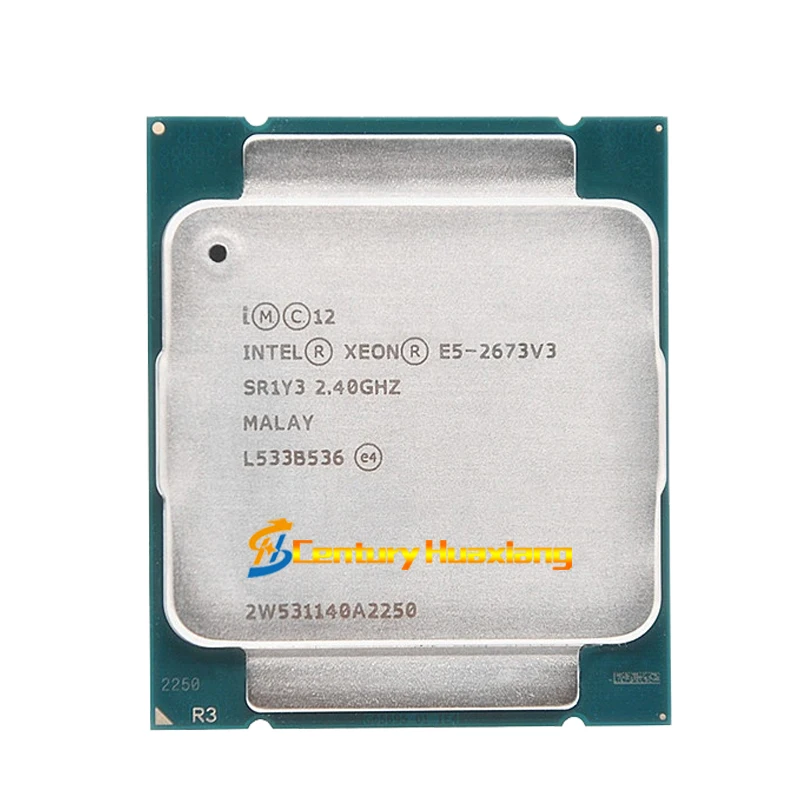 Intel Xeon CPU E5-2673V3 12-CORES PROCESSOR E5-2673V3 2.4GHZ 30MB CPU E5 2673 V3 LGA2011-3