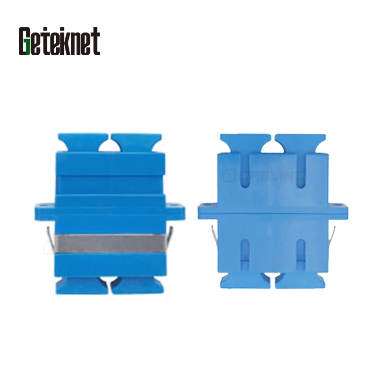 Geteknet fiber optical conector SC UPC SM duplex coupler fiber optic coupler connector fiber adapter