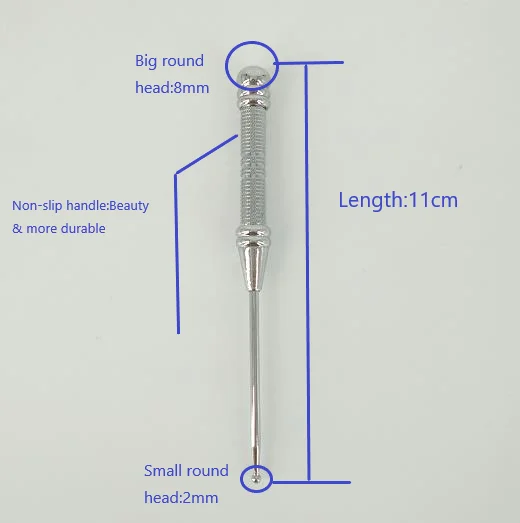 Ear points detector  Acupuncture probe needle beauty Roller facial reflexology tool