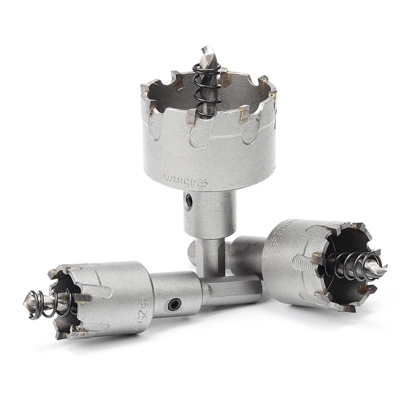 Wholesale hot sale TCT hole saw Cutter drill bit for Metal Stainless Steel carbide tipped Core Drills Diameter12-100MM