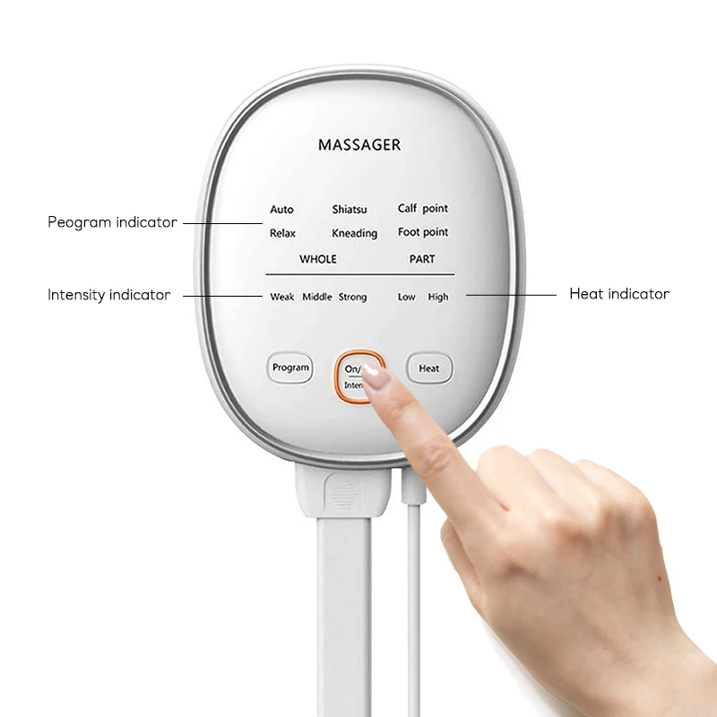 Oem Odm Air Compression System Wraps Foot Calf Knee And Feet Massager Machine For Leg Tonificar