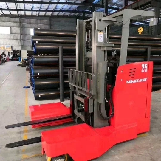 MIMA factory small retractable forklift 2.5t multi-WAY forkliffts 2500kg reach truck pallet stacker for long material handling