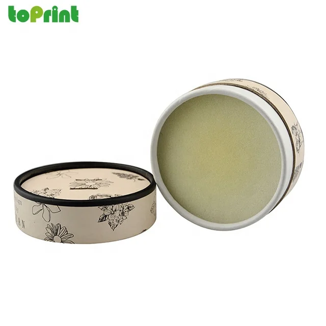 Пользовательские фантазийные пустые картонные контейнеры, банка, экологически чистые трубки из крафт-бумаги для бальзама для губ