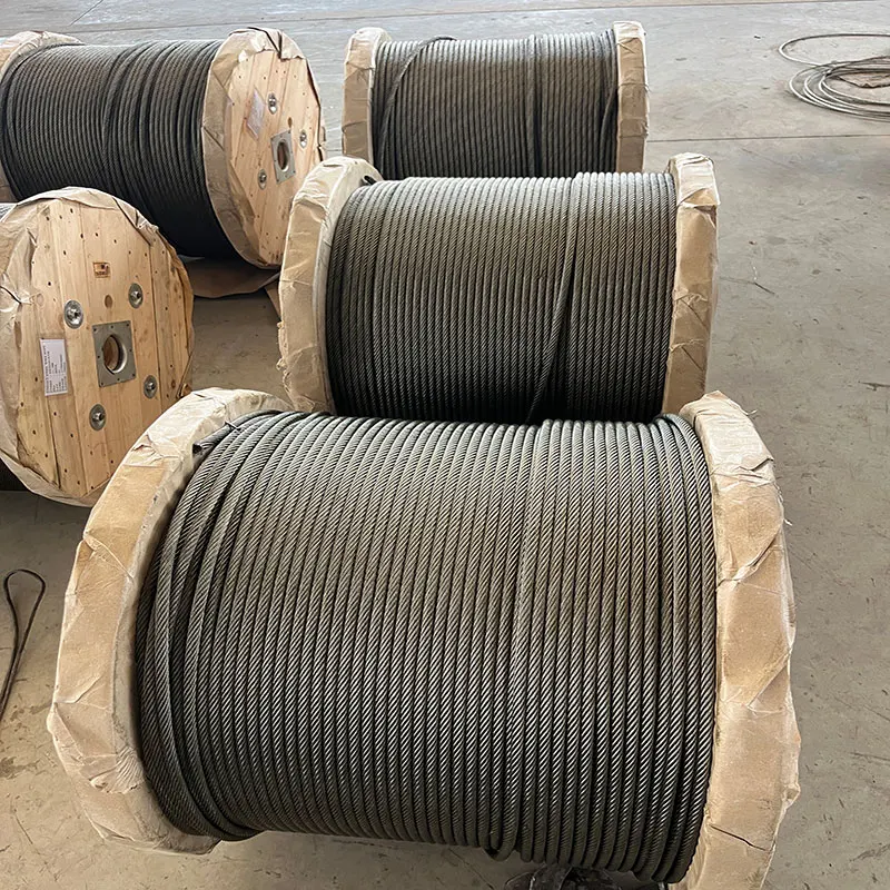 High Quality 6x19+FC Carbon Steel Wire Rope Black/Galvanized Cables