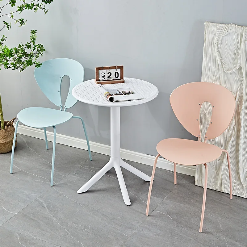 Factory Wholesale Modern Hotel Polypropylene Popular Plastic Arm Dining Chairs And Tables Cafe