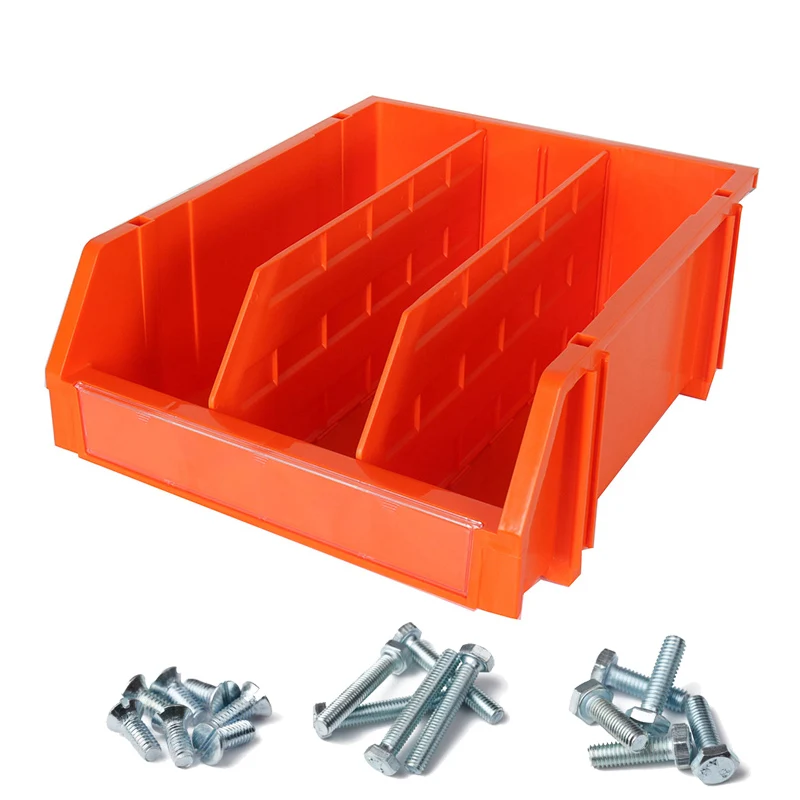 plastic Shelf Box Wall Mounted Big Capacity Bins hang bin for Wire Shelving in Warehouse