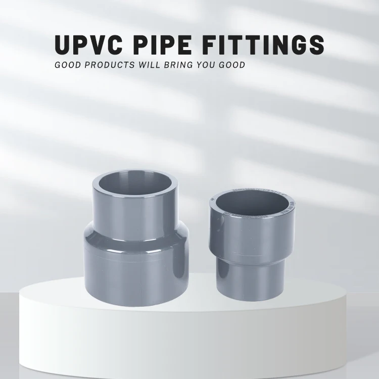Factory Various Customized Sizes Of Water Supply Upvc Pipe And Fitting Pipe Quick Coupling Pvc Socket Fittings