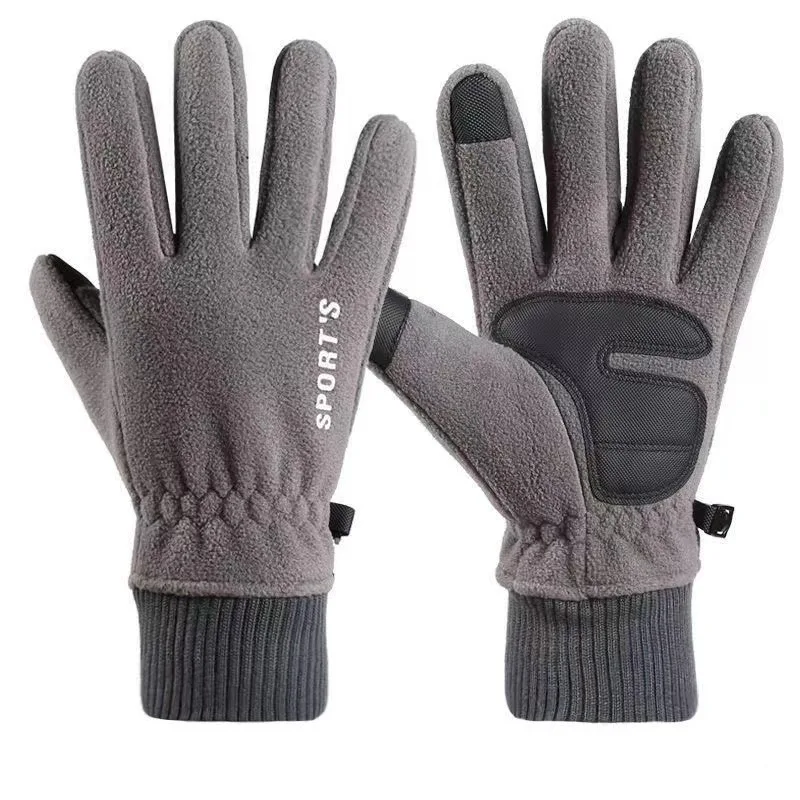 Custom Winter Warm Gloves for Women Fluffy Fleece Mittens Windproof Touch Screen Gloves for Typing Driving
