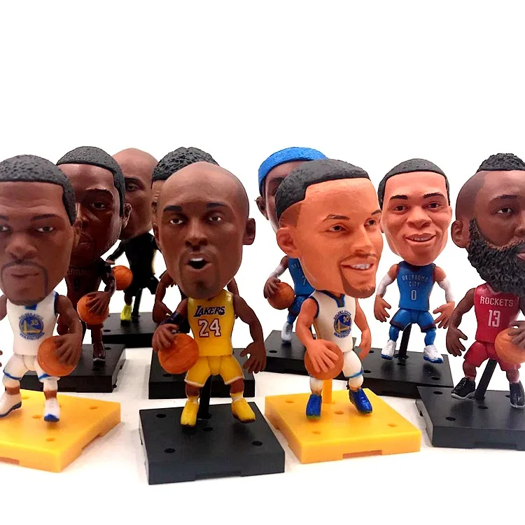 Basketball fans NBA James Kobe Curry Heavy Eyebrow Owen Harden Leonard doll ornaments