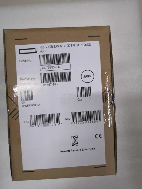  3 года гарантии 2.5in 2 4 ТБ HDD SAS 12G 10K с волокнно-Оптической вилкой жесткий диск жесткого диска сервера 881457-B21 для G9 G8